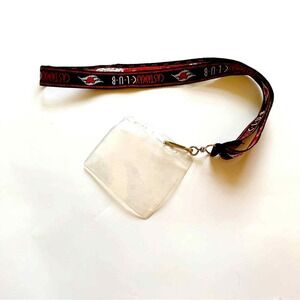 Disney Castaway Club Lanyard Black Red White Authentic Cruise Line Exclusive DCL